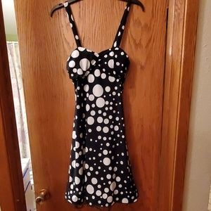 Black and white dress